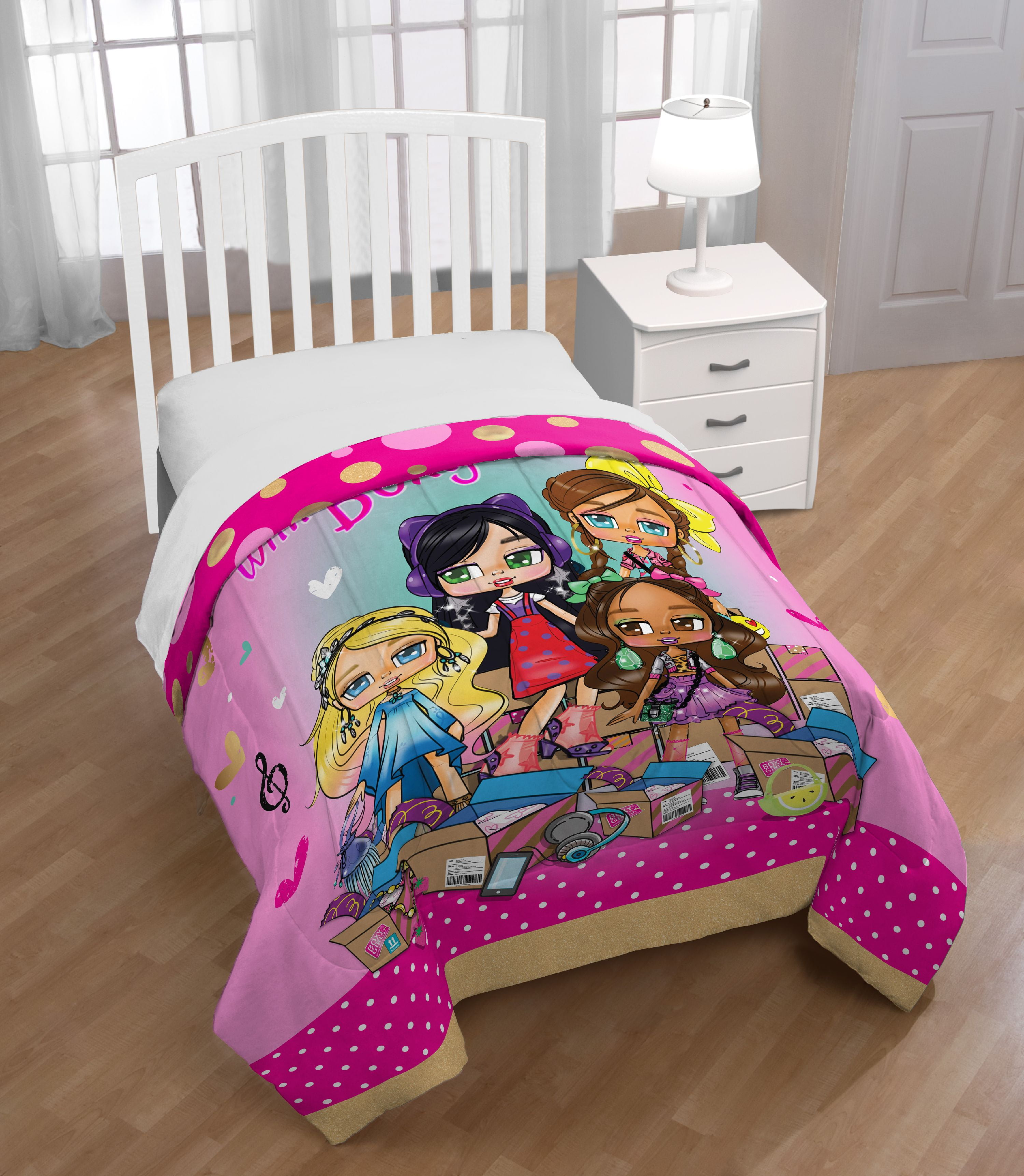 Purple Princess Sofia Exclusive Designed Comfortable Girls Bedding Twin Comforter And Sham Set Kids Bedding Home