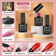 thumbnail image 4 of Juego de manicura y lámpara para uñas, Kit de esmalte de Gel eléctrico de 6 colores, decoraciones artísticas, 4 of 4