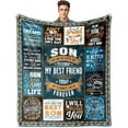 thumbnail image 1 of LHSHID Valentines Day Husband Gifts Gifts for Husband Blanket Husband Gifts from Wife Husband Birthday Gifts Romantic Anniversary Wedding Gifts for Husband Husband Gifts for Fathers Day 40"x50", 1 of 7