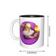 thumbnail image 2 of Taza de cerámica de Looney Tunes para hombres y mujeres, linda taza de café y agua para las vacaciones de Navidad, diseño único con asa para la oficina en casa, taza de café y té decorativa para, 2 of 5