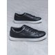 thumbnail image 2 of White Colorblock Skate Shoes For Men, Lace-Up Front Minimalist Sneakers Manfinity Basics, 2 of 3