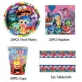 thumbnail image 3 of Disney Inside Out 2 Birthday Decorations Joy Anxiety Cartoon Anime Party Balloons Tableware Plate Napkin Decor For Children, 3 of 6