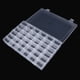 thumbnail image 4 of Organizador Caja de almacenamiento de plástico ajustable con 36 compartimentos para joyas y pendientes (transparente) JShteea  Libre de BPA, 4 of 7