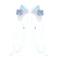 thumbnail image 4 of Diadema con orejas de para Día de Acción de , accesorios fotográficos de Halloween para niñas Azul Blanco, 4 of 8