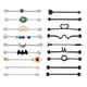 thumbnail image 5 of Paquete de 18 Aretes de Pesas Industriales de Acero Inoxidable 14G, 1 1/2 Pulgada, Finos, 5 of 9