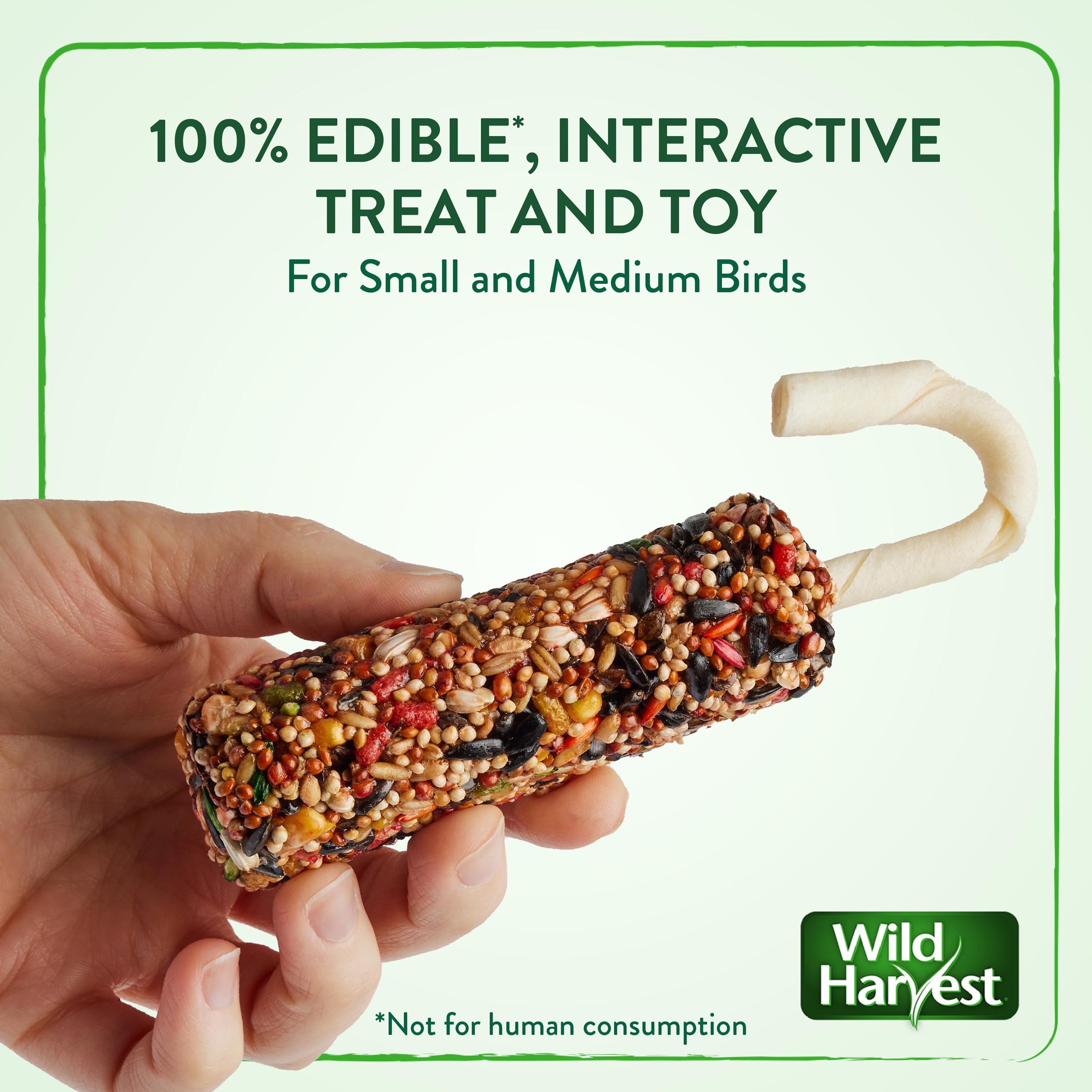 Wild Harvest Treat Stick, 100% Edible Interactive Treat and Toy, 1 Count