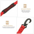 thumbnail image 2 of IFANLANDOR 2Pcs Boots Carrier Strap Nylon Red Handle Design Mountain Use Sports Enthusiasts, 2 of 5