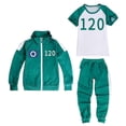 thumbnail image 1 of Squid Game 2 Player Cosplay Costume Tracksuit Complete Clothing Set, 1 of 5