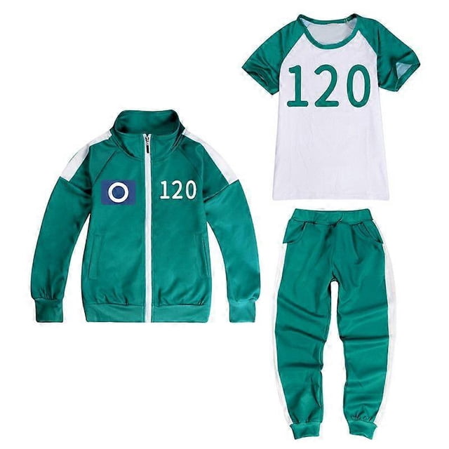 Squid Game 2 Player Cosplay Costume Tracksuit Complete Clothing Set