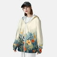 thumbnail image 3 of Lsque Floral Mountain Landscape UPF 50+ Lightweight Sun Protection Men's Women's Long Sleeve Shirt, Hoodie Performance -3X-Large, 3 of 9
