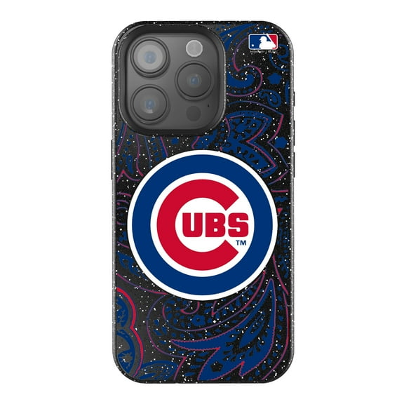 Keyscaper Chicago Cubs Paisley Bling iPhone Case