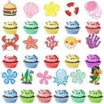 thumbnail image 1 of Cupcake Toppers KINGZONE Happy Birthday, 48 piezas, decoración de fiesta, 1 of 7
