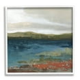 thumbnail image 4 of Stupell Industries Pond Shore Green Mountainous Scenery Modern Painting Painting White Framed Art Print Wall Art, Design by Carol Robinson, 4 of 5