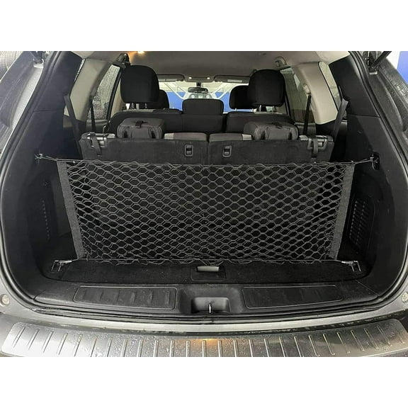 EACCESSORIES EA Trunk Organizer Cargo Net for Nissan Pathfinder 2013-2023 – Envelope Style Cargo Net – Premium Mesh Car Trunk Organizer Vehicle Carrier Storage – Compatible with Nissan Pathfinder