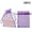 Purple, variant on erfcxs 100Pcs Organza Bags Organza Gift Pouches Storage Bag For Jewelry Gifts Wedding Candy 3.5x2.5in