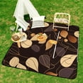 thumbnail image 6 of Colorful Floral Bohemia Waterproof Picnic Blanket with Foldable Zipper, Suitable for Outdoor Use, Suitable for Travel, Camping, Beaches, Parks, Grasslands, Picnic Blanket Accessories, 6 of 7