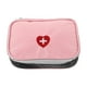 thumbnail image 1 of Mini bolsa de medicina de primeros auxilios portátil Caja de almacenamiento de medicina de poliéster Organizador pequeño Paquete de medicina de emergencia (rosa), 1 of 6