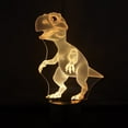 thumbnail image 5 of Night Lights for Kids Dinosaur 3D Night Light Lamp YSTIAN 7 LED Colors Changing Touch Table Desk Lamps Decorative Lighting Pretty Cool Toys Gifts Birthday Holiday Xmas for Baby Nursery Toddler Friends, 5 of 8