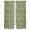 Green, Sage, Celadon, Mint, variant on Black Geometric Kitchen Curtains 63 Inch Length, Checkered Modern Abstract Art Tiers Curtains for Living Room Berdoom Bathroom, Light Filtering Drapes Rod Pocket Window Treatment 2 Panels 42"Wx63"L