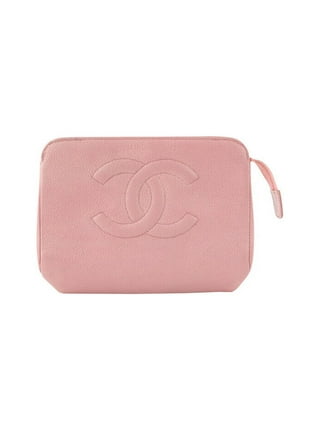Chanel Pink Caviar Leather CC Cosmetic Bag . Very Good to Excellent, Lot  #58185
