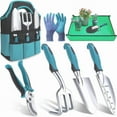 thumbnail image 4 of Ensemble d'Outils de Jardinage en Alliage d'Aluminium / Prise Ergonomique / Outils Durables Résistants à la Rouille / Design Portable Léger / Finition Argentée Élégante / Essentiels de Soin de Jardin en 3 Pcs / Idéal pour la Plantation, 4 of 4