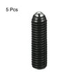 thumbnail image 3 of Uxcell Ball Point Set Screws, M8 x 30mm High Carbon Steel Metric Spring Hex Socket Grub Screw 5 Pack, 3 of 7
