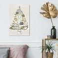 thumbnail image 3 of Wynwood Studio Holiday and Seasonal Wall Art Canvas Prints 'Fashion' Christmas Home Décor - Gray, Gold, 24" x 36", 3 of 5