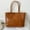 Brown, variant on HaoXianJian Bags for Women Large Slouchy Tote Bag Soft Shoulder Purses Ladies Handle Handbag