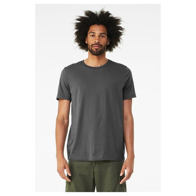 BELLA+CANVAS 3001CVC T-Shirt Unisexe en CVC Chiné - SLD ASPHALT BLND - TP