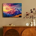 thumbnail image 4 of Sunset Mountains Canvas Prints Wall Art Home Decor Ready to Hang - Perfect Gift for Various Occasions 16x12in, 4 of 6