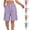 Light Purple, variant on HAJWOH Bermuda Shorts for Women Summer Cargo Shorts with Pockets Outdoor Quick Dry Hiking Short Drawstring Golf Short