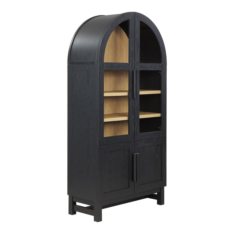 Better Homes & Gardens Juliet Kitchen Rounded Arch Cabinet, Rich