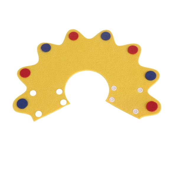 BOKYAN Velvet Crown Recovery Collar – Adjustable Anti‑Slip Elizabethan Collar for Dogs & Cats, Waterproof Felt, Bite‑Proof, Comfortable Post‑Surgery Care