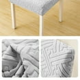 thumbnail image 5 of Tyidzon Dining Chair Slipcover, High Stretch Removable Washable Chair Seat Protector Cover for Home Party Hotel Wedding Ceremony, 5 of 6