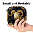 thumbnail image 2 of Makeup Bag Aries Cosmetic Bag Makeup Pouch Travel Toiletry Bag Organizer Storage Bag for Women Girls, 2 of 7