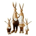 thumbnail image 1 of Conejo creativo dormitorio decoración de resina de simulación adorno animal conejo familia, 1 of 9