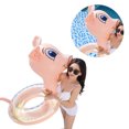 thumbnail image 2 of CIMAXIC PVC Swim Ring 1pc Adult Adorable Pig Pattern Swimming Ring Thickened Sequins Inflatable Water Playing Ring for Summer,55.12"X40.55"X31.5", 2 of 4