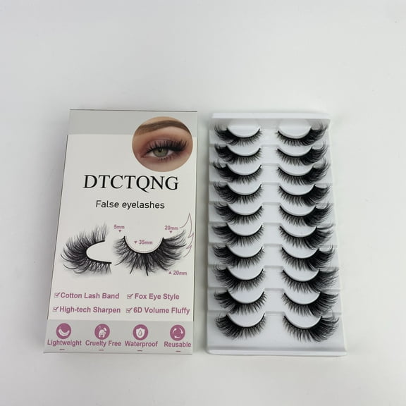 DTCTQNG False eyelashes,Fluffy Volume Eyelash Clusters DIY Lash Extension 10-18MIX