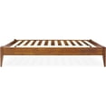 thumbnail image 5 of Twin Size | Dinkee 40x77x15in Signature Bed Frame Without Headboard, Multiple Style, Acacia Wood, Caramel, 5 of 7