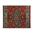 thumbnail image 3 of Extra-Long Low Pile Runner Rug Skid Resistant Backing Rug Runner Orient and Floral Red Cut to Size Roll Runner Rugs - 40 Feet x 36 Inch, 3 of 7