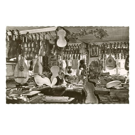 - Photo of Luthier's Workshop Print Wall Art