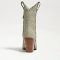 thumbnail image 5 of Sam Edelman Tracy Off White Stacked Heel Pointed Toe Pull On Western Boots (Off White, 8), 5 of 6
