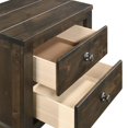thumbnail image 3 of New Classic Furniture Blue Ridge Solid Wood Bedroom Nightstand in Rustic Gray, 3 of 5