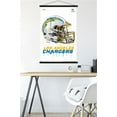 thumbnail image 5 of NFL Los Angeles Chargers - Drip Helmet 20 Wall Poster with Magnetic Frame, 22.375" x 34", 5 of 5