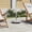 Gray, variant on vidaXL Parasol Base Granite 66.1 lb Round Gray