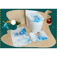 thumbnail image 5 of Adorno navideño, juego de 3 alfombrillas de baño antideslizantes y alfombrillas de baño, lavables, para baño, baño, juego de alfombras, Papá Noel oso de fresa Hogar, 5 of 5
