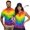 Colorful Heart, variant on Pzuqiu Colorful Heart Couple Matching Outfit Mens Golf Shirts Size S 1/4 Zip Dry Fit Breathable Sports Tops and Womens Golf Shirts for Summer 1/4 Zip Up Athletic Shirt