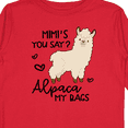 thumbnail image 4 of Inktastic Mimi's You Say Alpaca My Bags Boys or Girls Long Sleeve Toddler T-Shirt, 4 of 5