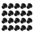 thumbnail image 1 of Uxcell 20Pcs Tapones de Silicona 0.33" Para Saleros Tapón Hueco de Sellado Negro, 1 of 5