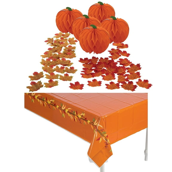 Fun Express Thanksgiving Adult’s Table Decorating Kit - 106 Piece